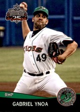 2017 Norfolk Tides Choice #34 Gabriel Ynoa Dominican Republic DR Baseball Card
