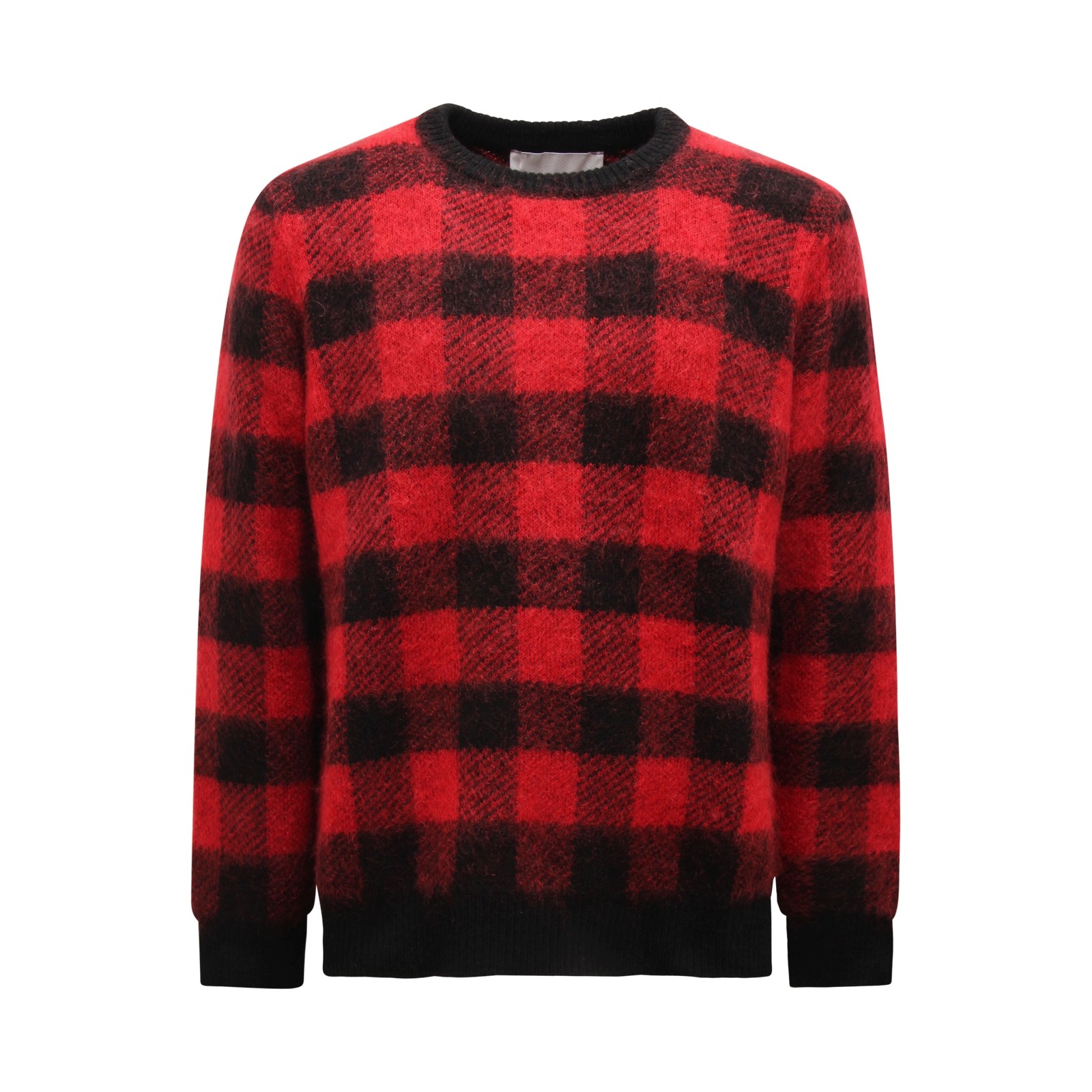 M6873 МУЖСКОЙ СВИТЕР MAGLIONE UOMO AMARANTO ИЗ ШЕРСТИ/КАШЕМИРА/МОХЕРА