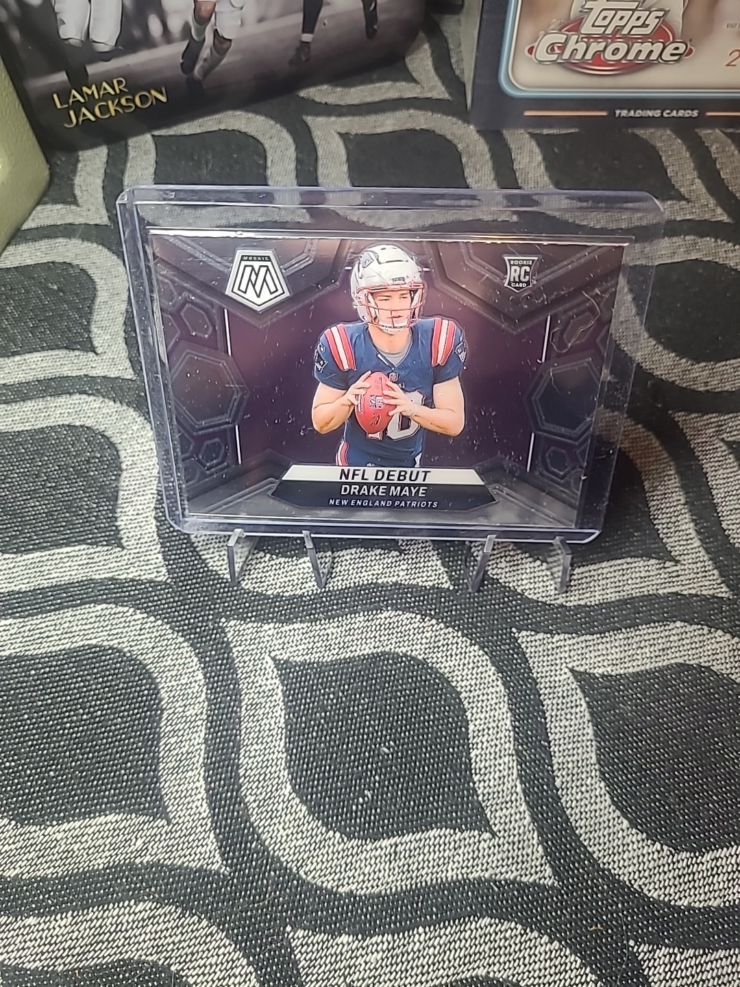 2024 Panini Mosaic NFL Debut Rookie Card #273 Drake Maye MVP