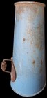 LOT OF 2 Vintage Blue Enamel Stove Pipe Chimney with Mica Window — photo 3