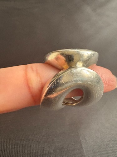 925 Sterling Silver Ring Large Ring signed Ardura Ring Unique Design Size 6.5 US - Picture 7 of 11