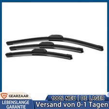 Scheibenwischer + Heckwischer Set für Ford Fusion JU 2002-2012 3 Stück Gummi