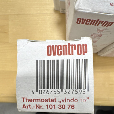Oventrop Thermostat vindo TD ''v indo TD'' Art.-Nr. 101 30 76