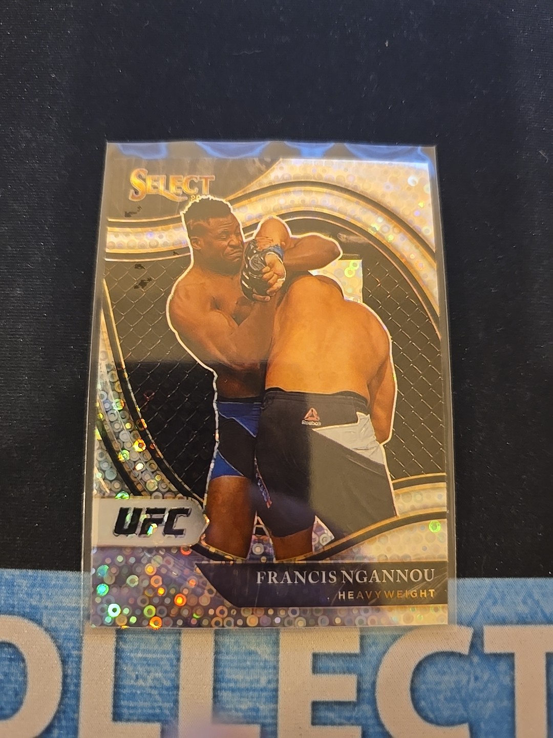 2021 Panini Select UFC #299 Francis Ngannou Disco Prizms