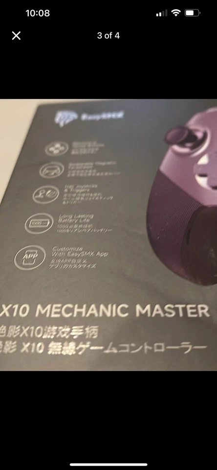 EasySMX X10 Wireless Controller Hall Effect Joysticks Triggers PC Switch Mobile - Image 3 of 4