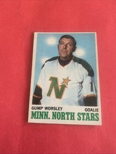 Vintage Hockey Card 1970/71 Opee Chee No.40 Gump Worsley 