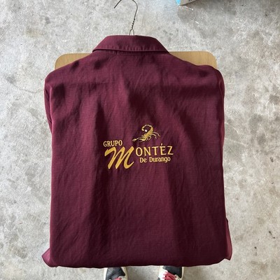 Georgiani By Los Altos Boots El Grupo Montez De Durango Button-Up Maroon Sz. XL 