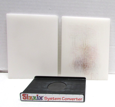 Sizzix Original Red Personal Die-Cutters' System Converter & 2 Cutting Pads
