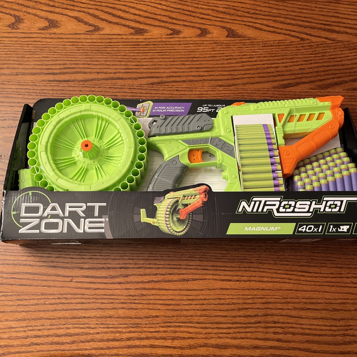 New DART ZONE MAGNUM X2 SUPERDRUM DART BLASTER Nerf Style Darts