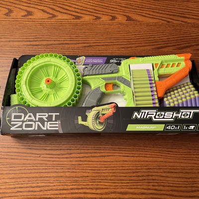 New DART ZONE MAGNUM X2 SUPERDRUM DART BLASTER Nerf Style Darts