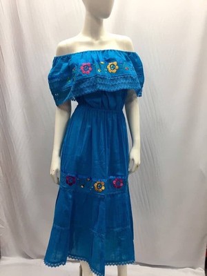 MEXICAN DRESS, CATRINA DRESS, VESTIDO  BORDADO, Frida Dress, Hand Made Dress