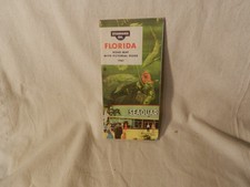 vintage road map Standard Oil 1961 Florida