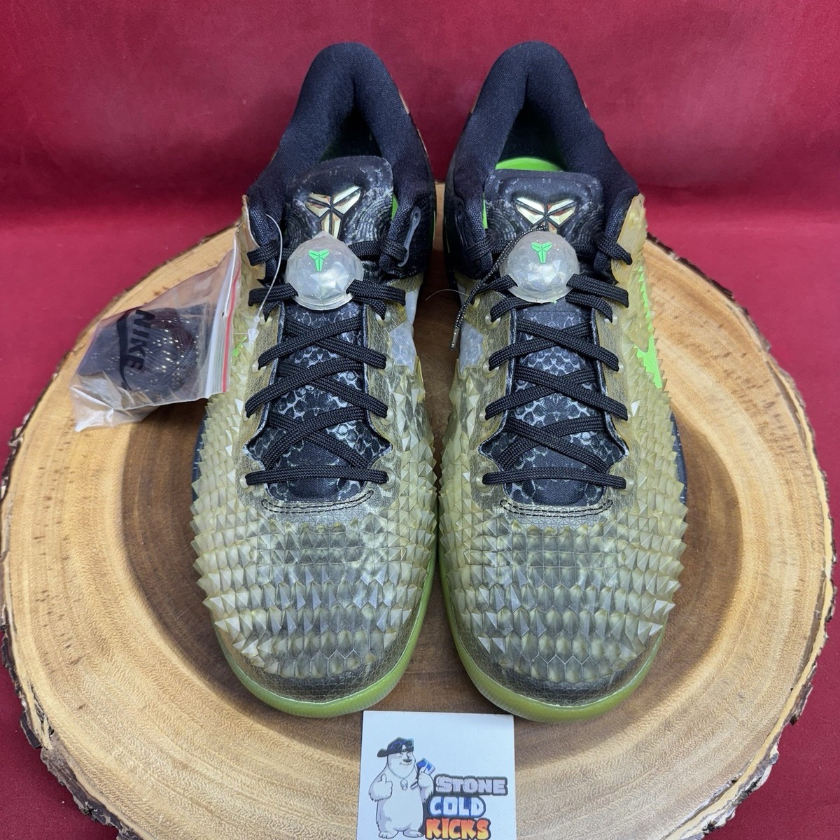 Nike Kobe 8 System SS Christmas 2013 Snakeskin Green Size 12