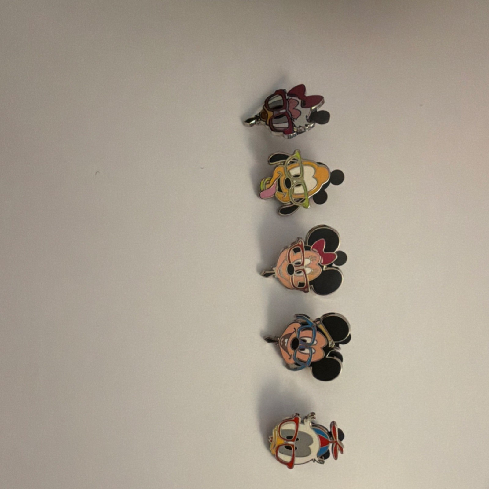 Mickey and Friends Nerdy Pin Set