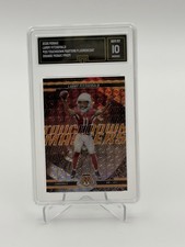 2025 Mosaic - Larry Fitzgerald #20 Touchdown Master  Orange Mosaic Prizm GMA 10