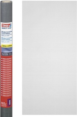 tesa Insect Stop Fliegengitter Ersatzrolle Fiberglasgewebe grau 1,2 m x 2,5 m !!