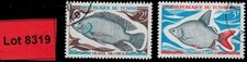 Lot 8319 - Chad - Used Fishes Part Set of 2 Stamps from 1969