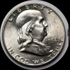 USA 1952-D Franklin half dollar old silver coin FBL Ch.BU #5115
