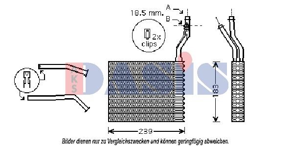 AKS Dasis WäRmetauscher, Innenraumheizung 096007N FüR Ford Mazda Volvo-image