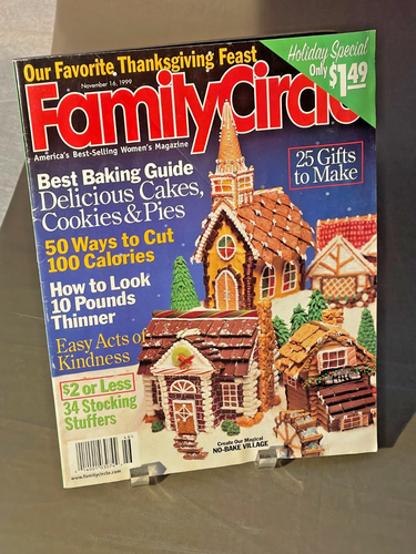 FAMILY CIRCLE November 1999 Holiday Special Thanksgiving Feast Gifts (1437) - Afbeelding 1 van 2