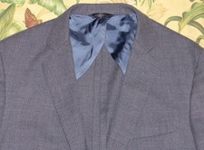 BROOKS BROTHERS Regent Blue Wool Hopsack Blazer Jacket 42 Long