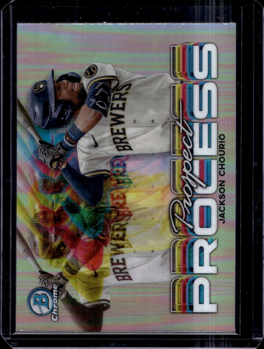 2023 Bowman Chrome - Prospect Process Jackson Chourio #PRP-5 (RC)