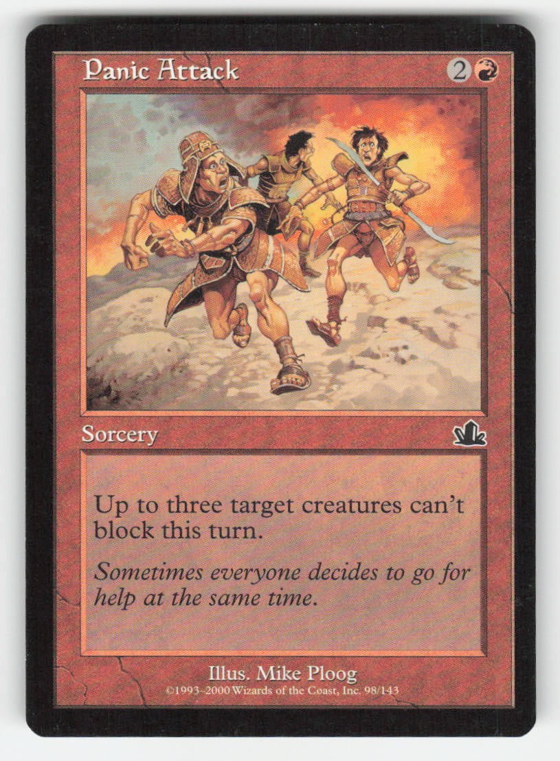 2000 Panic Attack Prophecy 98 MTG