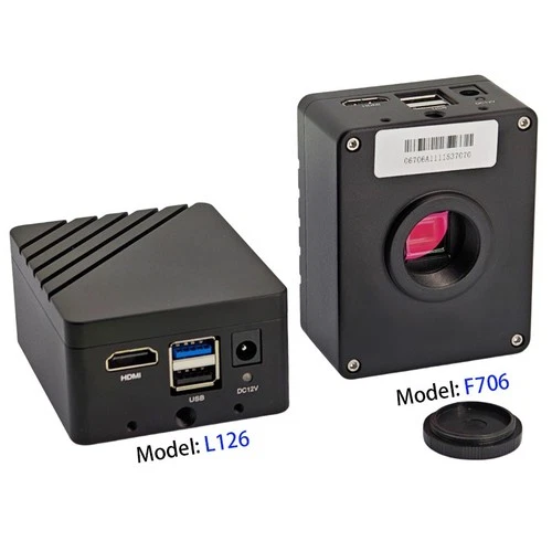 2026 60/30FPS 4K IMX678 HDMI USB Industry Microscope Camera 180/200X Barlow Lens