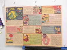 newspaper ad 1951 Pat Guinan Sugar Crisp Holland Rusk Blue Jay corn MUM Wildroot