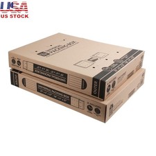 Universal Moving Box with Cushioning Fits TVs up to 65", 2 Count