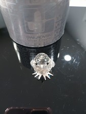 Swarovski Crystal Chicken with Rhodium Peak and Feet #7651NR 020 Mint-in Box