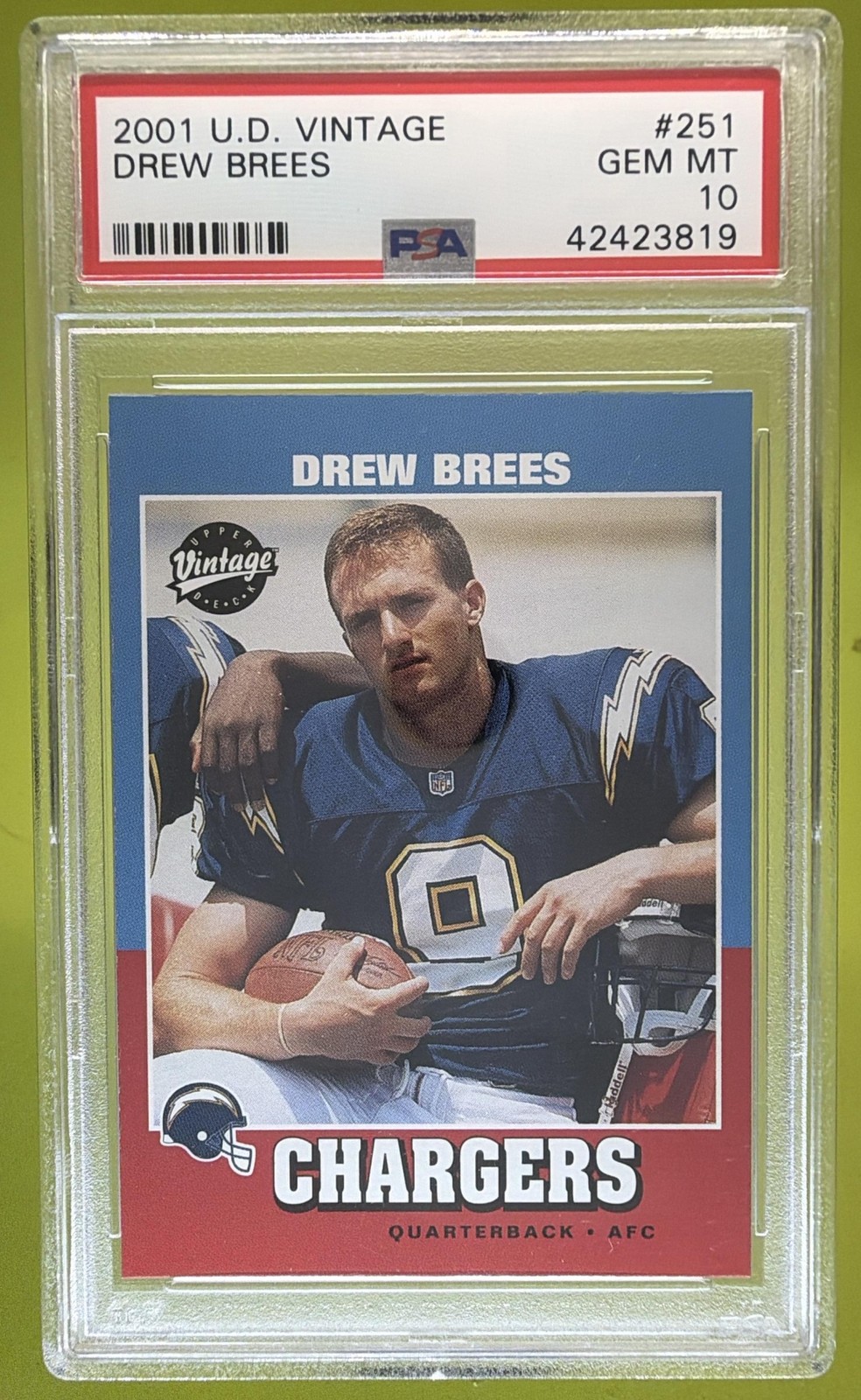 Drew Brees Upper Deck Vintage #251 Base