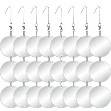 24PCS Bird Scare Devices - Owl Shape Bird Reflective Discs - Highly Reflective D