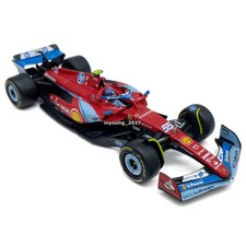 1:43 Ferrari SF-24 Model Car Diecast Metal 2024 F1 Miami GP Carlos Sainz 55