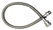 Unbranded 3' Stainless Steel Braided Hose with 1" Female/Male Swivel End NOS