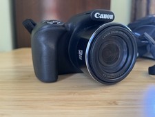 CANON Powershot SX530 HS Black Digital Camera with Bag  Accessories - EUC 