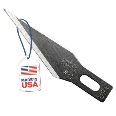 #11 Precision Craft Knife Replacement Blades   Sharp Double-Honed Steel Blade...