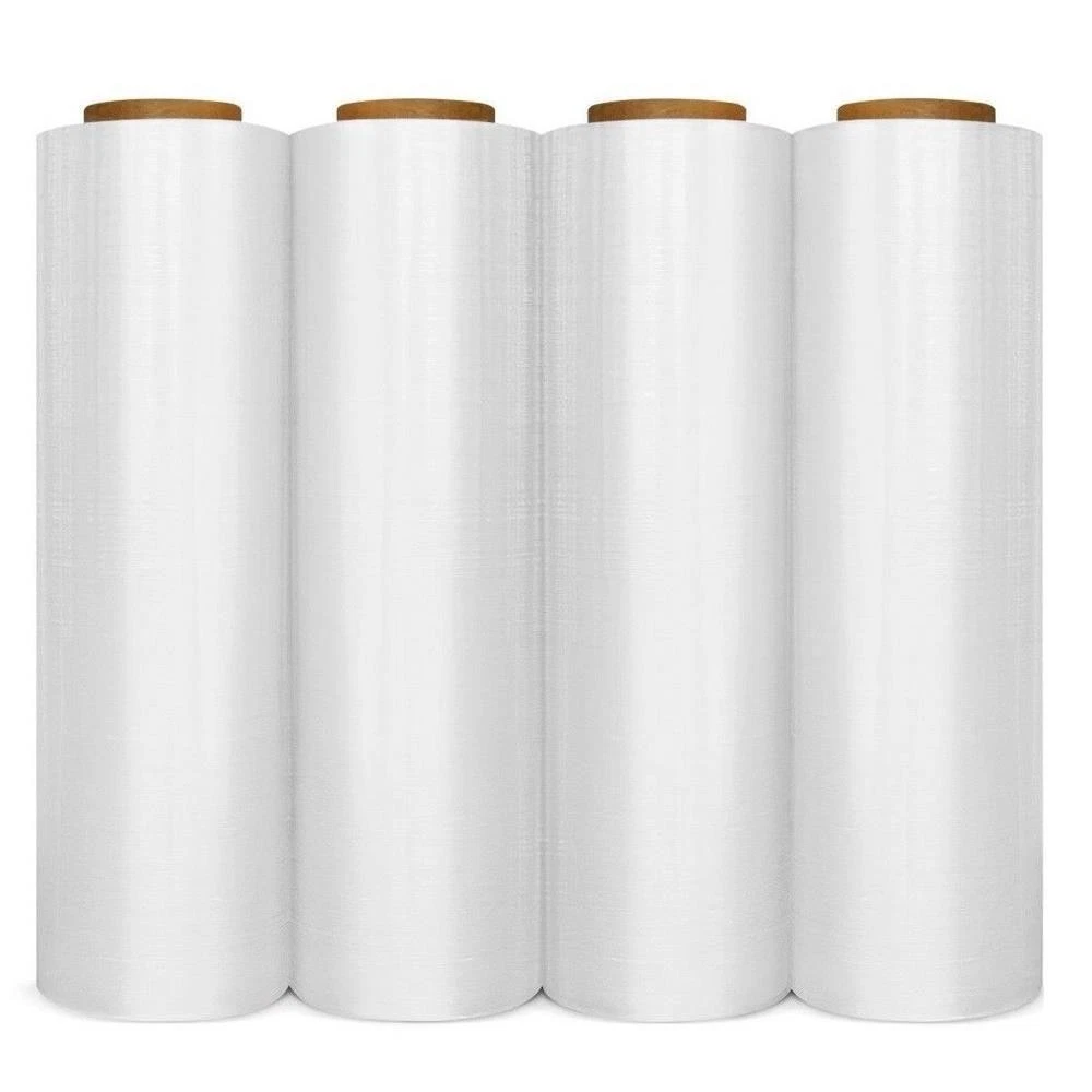 4 Rolls 18" X 1500 FT Hand Stretch Plastic Film Shrink Pallet Wrap 80 Gauge Review