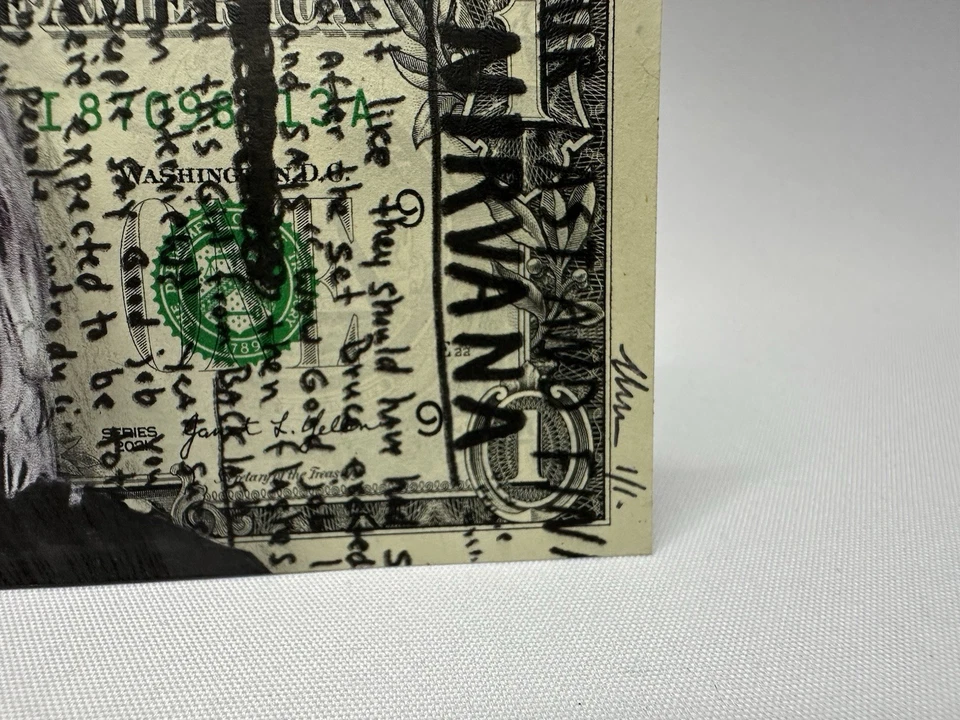 Chris Boyle - Nirvana - Monedas de dólar coleccionables arte dinero 1/1 Foto 2 de 4