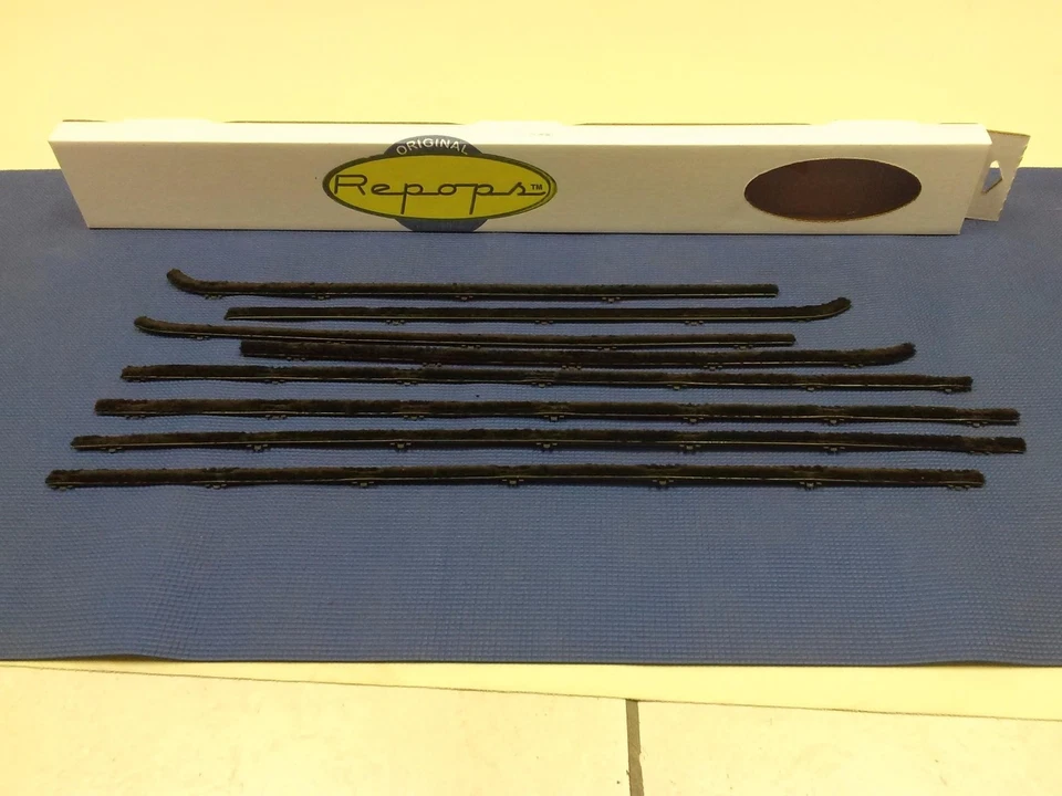 Chevrolet Corvair 1965-1969 2 puertas hrdtp puerta ventana fieltro pelusas kit de sello de goma Foto 2 de 4