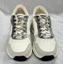 Vintage Havana 'Run' Silver Glitter Metallic Star Fashion Sneakers