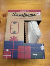 Dearfoams Cozy Comfort Women's High Vamp Clog Slippers XL 11/12 Metallic Silver