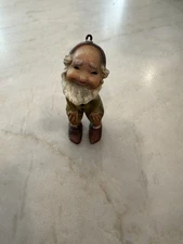 Vintage ELF Gnome Dwarf Happy - Macau Resin Molded Plastic