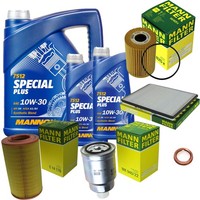 Inspektionspaket 7L Mannol Special Plus 10W-30 FüR Nissan Terrano II 3.0 Di 4WD