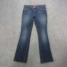 X2 Denim Laboratory Jeans Womens 29 Blue Bootcut Made in USA Contrast Stitch