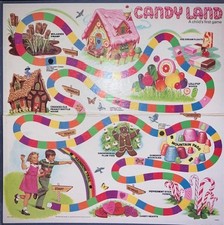1978 Candy Land Game Board - Board and Directions Only