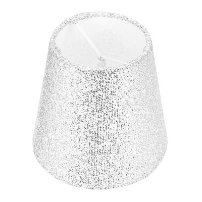 Silver Glitter Lampshade Sequin Table Fabric Multi-function Warm Atmosphere