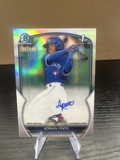 2023 Bowman Chrome ADRIAN PINTO Blue Jays 1st Bowman Auto Refractor 246/499