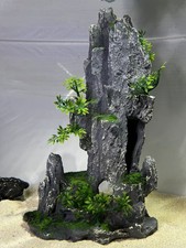 Large Rock Mountain Aquarium Ornament Hiding Fish Cave Decoration