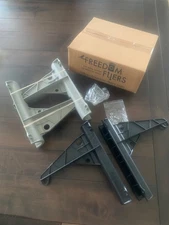 Bird Feeding bracket for raising bird feeders to veiw from upper windows. 